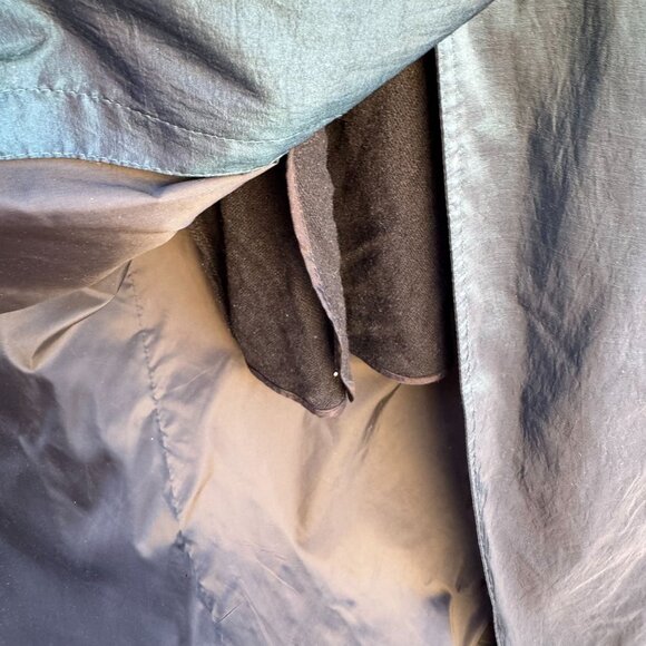 Forecaster Vintage 70s 80s Blue Trench Coat Oversized Long Insulated Belted Rain - Picture 11 of 12